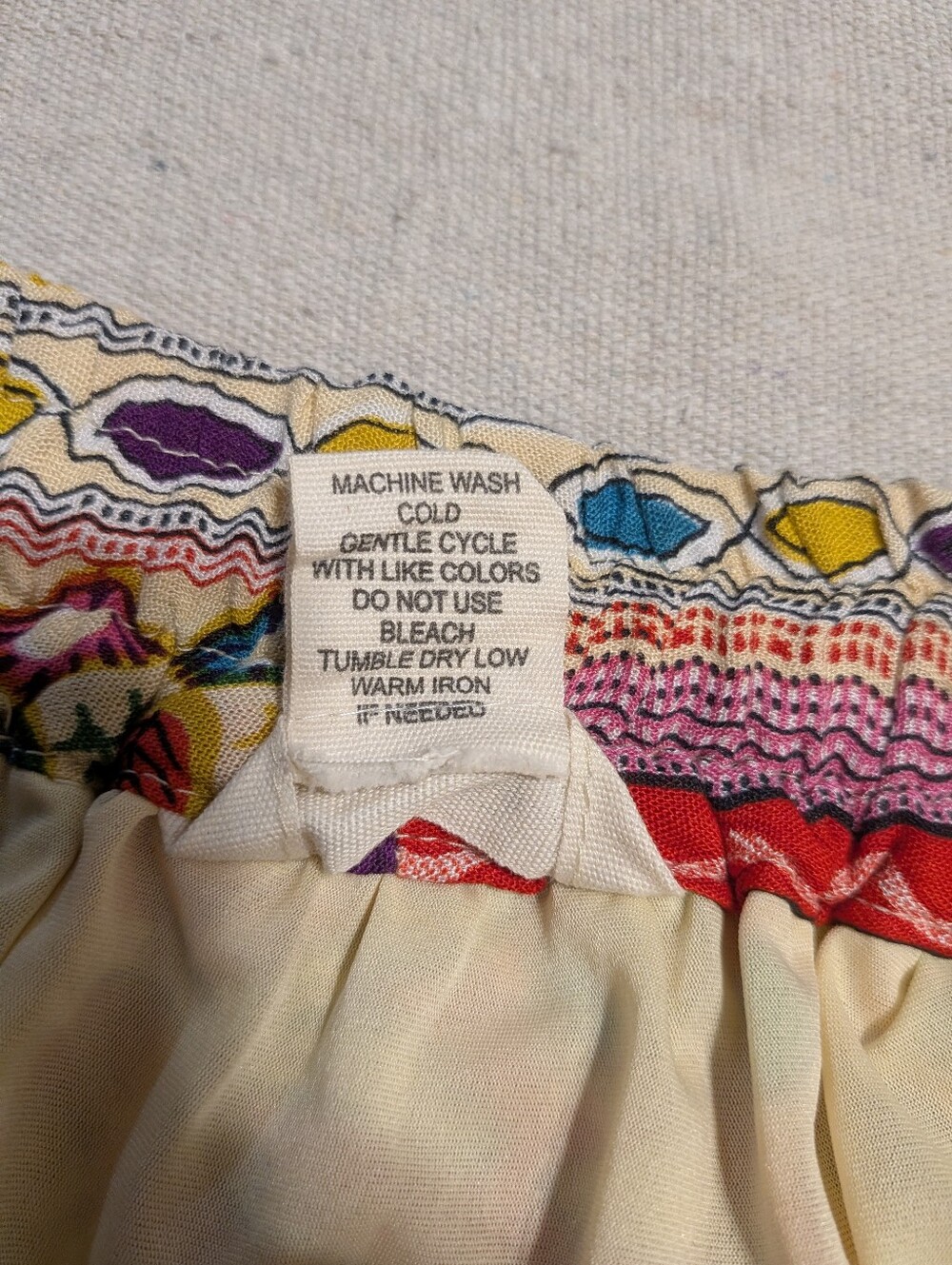 Boho Printed Maxi Skirt Vibrant Boho Gypsy Festival - Picture 7 of 7